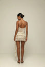 Asymmetric Ruffle Skirt Sabbia ranacoatelier