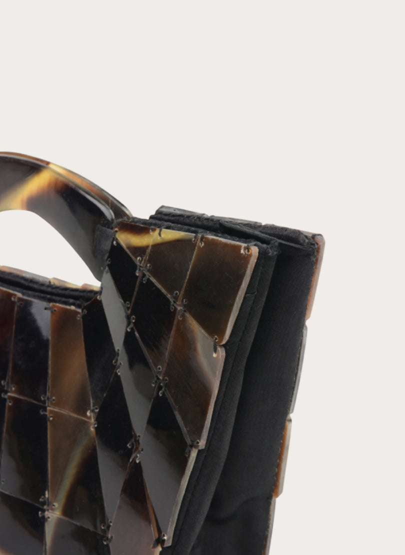 Tortoiseshell Mosaic Clutch