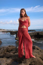 The Wide-leg Pant Hibiscus ranacoatelier