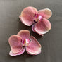 Orchid Bloom Shoe Clip & Earrings