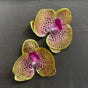 Orchid Bloom Shoe Clip & Earrings