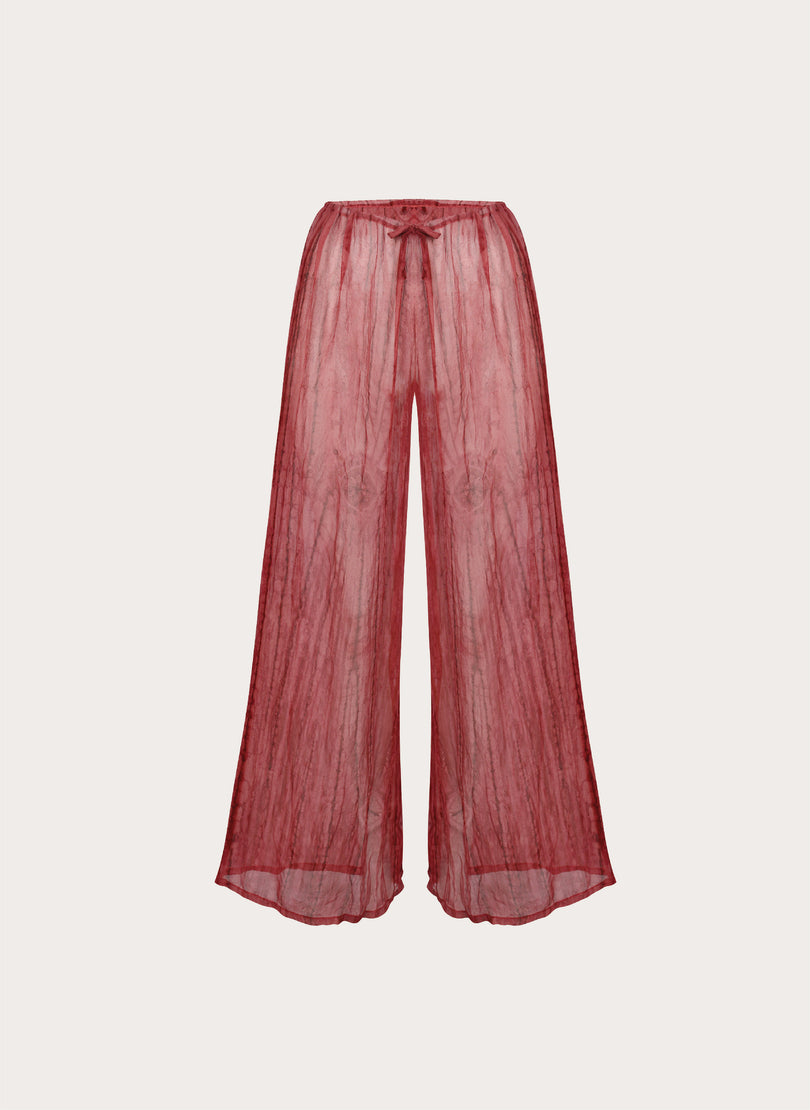 The Wide-leg Pant Hibiscus