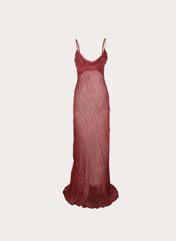 Ola Slip Dress Hibiscus