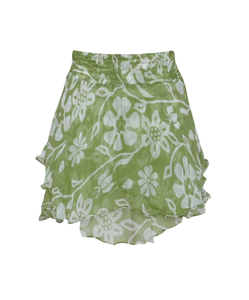 Ruffle Skirt Moss ranacoatelier