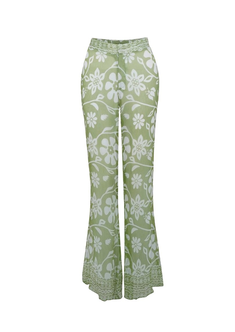 Flared Pant Moss ranacoatelier