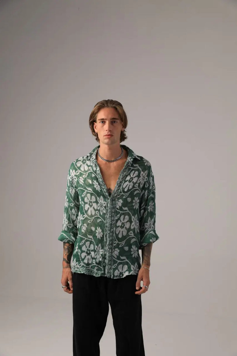 Mens Sleeve Shirt Mangrove ranacoatelier