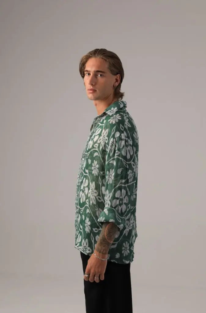 Mens Sleeve Shirt Mangrove ranacoatelier